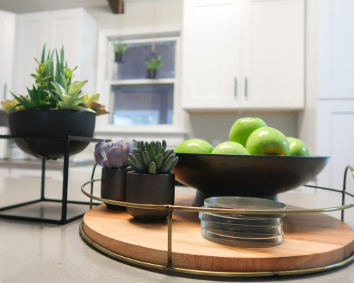 hearth and hand tray, target tray, kitchen island decor