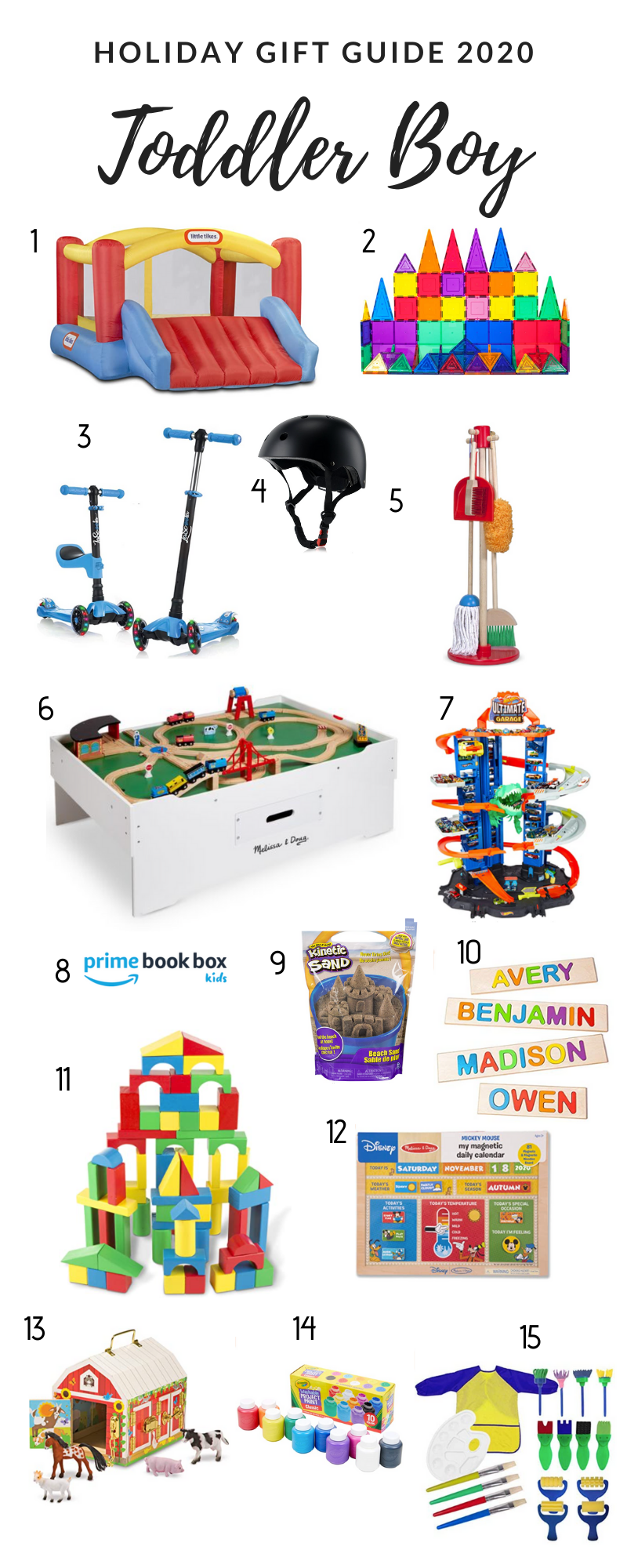 toddler boy holiday gift guide 2020